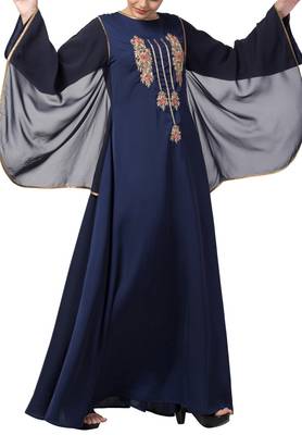 Royal Abaya Dress With Dabka Work For Special Occassions Made In Premium Nida Fabric 7
