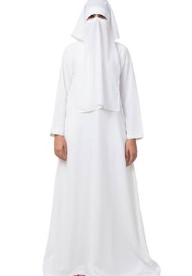 Cotton Abaya And Georgette Niquab Combo 1