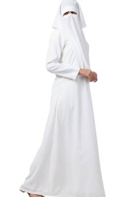 Cotton Abaya And Georgette Niquab Combo 6