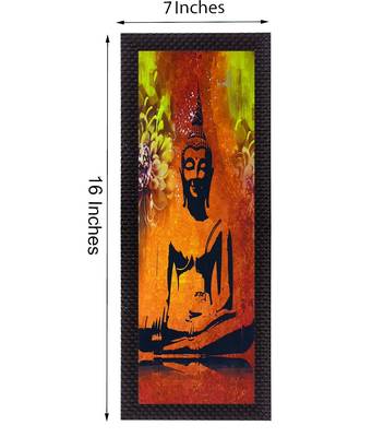 Almighty Lord Buddha Satin Matt Texture UV Art Painting 2