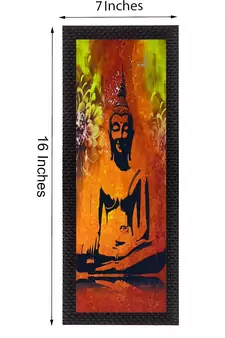 Almighty Lord Buddha Satin Matt Texture UV Art Painting