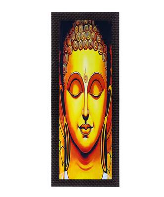 Enlightening Lord Buddha Satin Matt Texture UV Art Painting 1