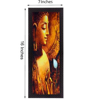 Almighty Lord Buddha Satin Matt Texture UV Art Painting 2