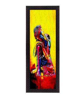 Colorful Lord Buddha Satin Matt Texture UV Art Painting 1