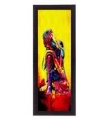 Colorful Lord Buddha Satin Matt Texture UV Art Painting