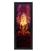 Enlightening Lord Buddha Satin Matt Texture UV Art Painting