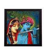 Radha Krishna Satin Matt Texture UV Art Painting