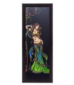 Beautiful Woman Satin Matt Texture UV Art Painting