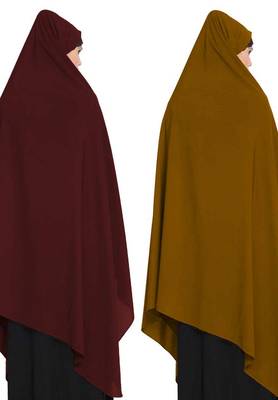 Irani Chadartwo Pieces Combo-Rida Hijab With Detachable Nose Piece-Made In Nida Matt 3