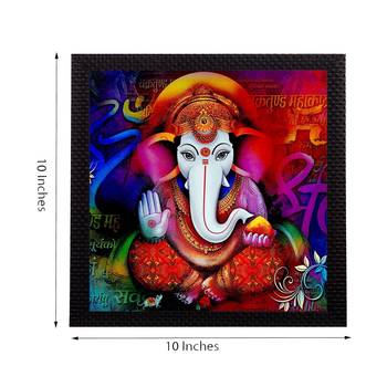 Colorful Ganesha Satin Matt Texture UV Art Painting 2