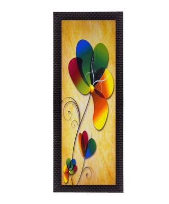 Colorful Flower Satin Matt Texture UV Art Painting 1