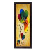 Colorful Flower Satin Matt Texture UV Art Painting