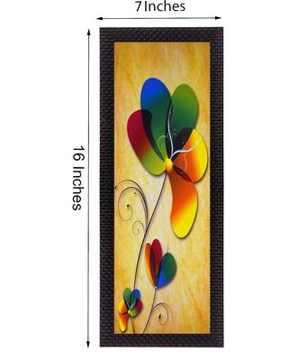Colorful Flower Satin Matt Texture UV Art Painting 2