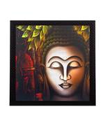 Face Of Buddha Satin Matt Texture UV Art Painting