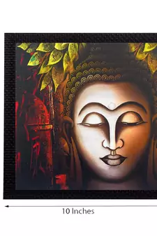 Face Of Buddha Satin Matt Texture UV Art Painting