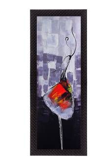 Colorful Dancing Girl Satin Matt Texture UV Art Painting