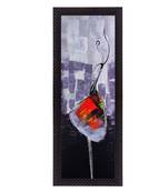 Colorful Dancing Girl Satin Matt Texture UV Art Painting