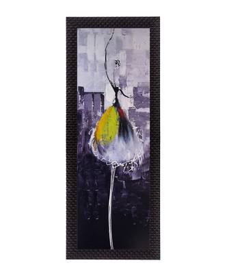 Yellow Dancing Girl Satin Matt Texture UV Art Painting 1