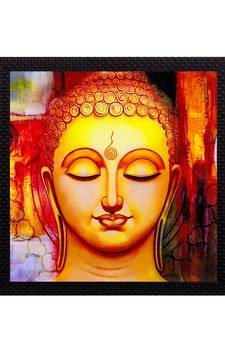 Glowing Lord Buddha Satin Matt Texture UV Art Painting