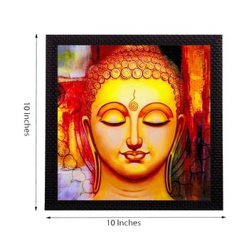 Glowing Lord Buddha Satin Matt Texture UV Art Painting 2