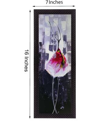 Dancing Girl In Pink Satin Matt Texture UV Art Painting 2
