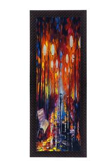 Colorful Scenic Satin Matt Texture UV Art Painting