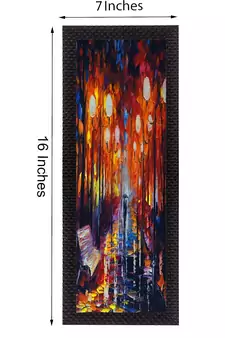 Colorful Scenic Satin Matt Texture UV Art Painting