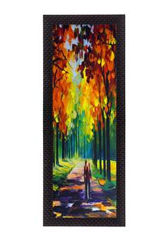Colorful Scenic Satin Matt Texture UV Art Painting