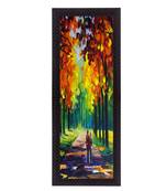 Colorful Scenic Satin Matt Texture UV Art Painting