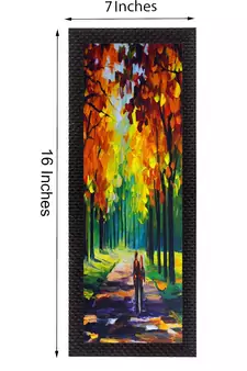Colorful Scenic Satin Matt Texture UV Art Painting