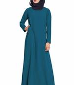 Simple A Line Abaya With Side Pockets