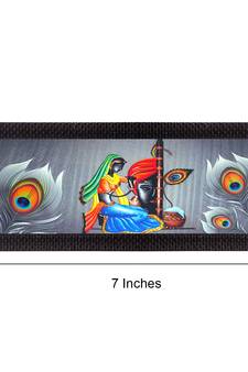Lord Krishna Satin Matt Texture UV Art Painting