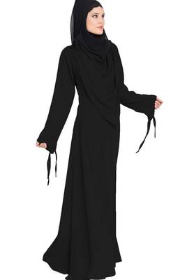 Latest Abaya Design With Detachable Shawl 2
