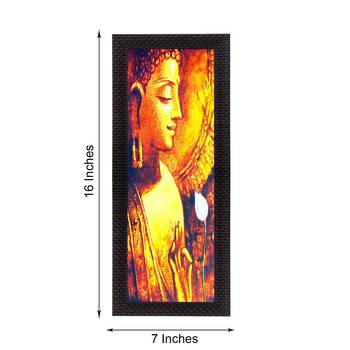 Lord Buddha Satin Matt Texture UV Art Painting 1