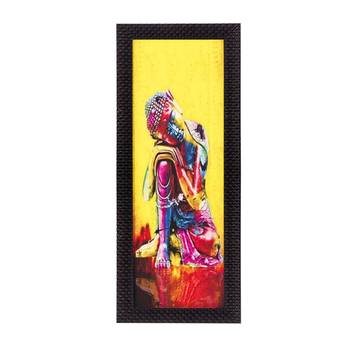 Mighty Lord Buddha Satin Matt Texture UV Art Painting 1