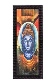 Face Of Lord Buddha Satin Matt Texture UV Art Painting
