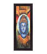 Face Of Lord Buddha Satin Matt Texture UV Art Painting