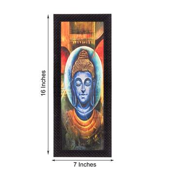 Face Of Lord Buddha Satin Matt Texture UV Art Painting 2