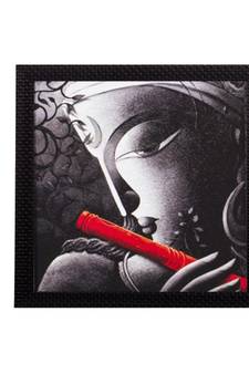 Lord Krishna Satin Matt Texture UV Art Painting
