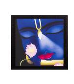 Face Of Lord Krishna Satin Matt Texture UV Art Painting