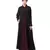 Nazneen Contrast Yoke Black/Purple  Casual Abaya