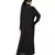 Nazneen Contrast Yoke Black/Purple  Casual Abaya