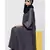 Blue Nazneen Hand Embroidered  Umbrella Nida Abaya