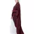 Maroon Nazneen Front Open Shirt Kaftan With Inner Casual Abaya