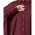 Maroon Nazneen Front Open Shirt Kaftan With Inner Casual Abaya
