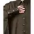 Green Nazneen Front Open Shirt Kaftan With Inner Casual Abaya