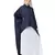 Blue Nazneen Front Open Shirt Kaftan With Inner Casual Abaya