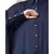 Blue Nazneen Front Open Shirt Kaftan With Inner Casual Abaya