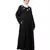Black Nazneen Scallop Yoke Bohemian Casual Abaya