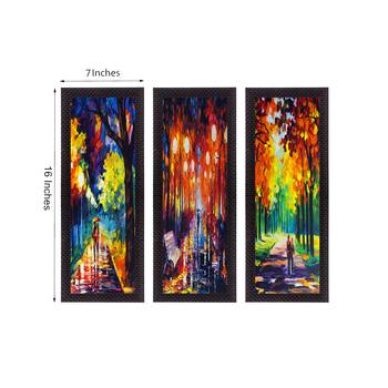 Set Of 3 Beautiful Loving Couple Satin Matt Texture UV Art Painting 3
